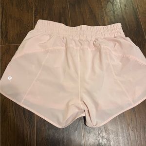 Lululemon Light pink track that shorts